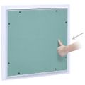 vidaXL Prístupový panel s hliníkovým rámom a sadrokartónom 200x200 mm