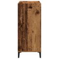 vidaXL Skrinka na platne staré drevo 84,5x38x89 cm kompozitné drevo