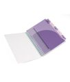 Zápisník špirálový B5 so záložkami Stitch Pastel