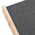 vidaXL Schody pre psa šedé 105x47 cm jedľové masívne drevo