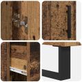 vidaXL Highboard 2 ks Staré drevo 69,5 x 34 x 180 cm