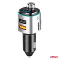 FM vysielač 2× USB-A microSD 12/24V AMiO-04654