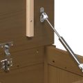 vidaXL Úložný box medovo-hnedý 110x50x45,5 cm masívna borovica