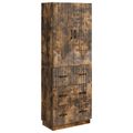 vidaXL Sada skríň 2 ks 66 x 34,5 x 87 cm Kompozitné drevo Dymový dub