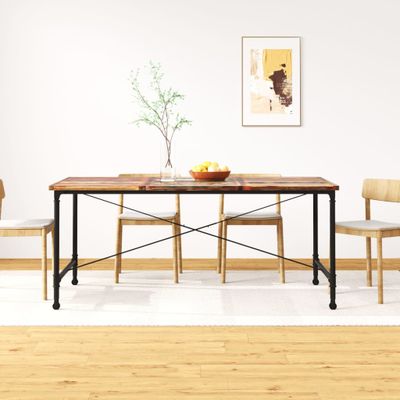vidaXL Jedálenský stôl, recyklovaný masív 180 cm