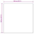 vidaXL Koberec z umelého ovčieho kožucha TAFALLA Ružová 120 x 120 cm