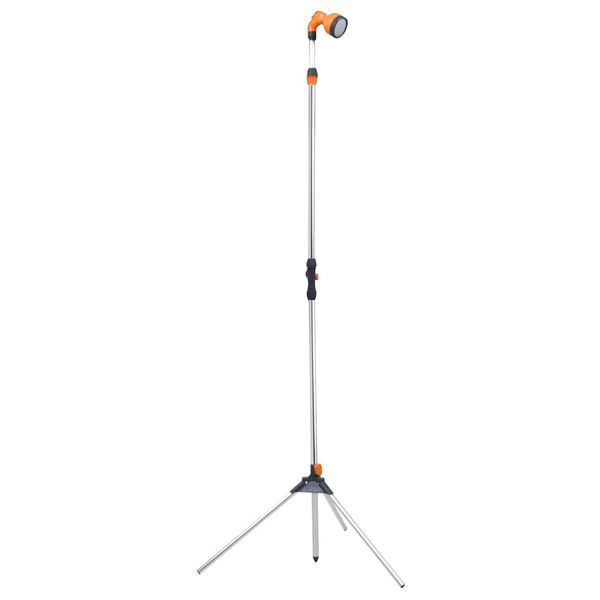 vidaXL Záhradná sprcha s trojnožkou 221 cm hliníková