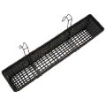 Čierny balkónový ratanový set kvetináčov 2ks 80 cm