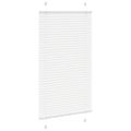 vidaXL plisovaná roleta biela 70x100 cm šírka látky 69,4 cm