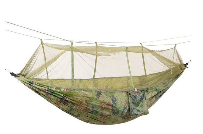 Hamaka s moskytiérou SAP AG233F, 260x140cm, army