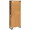 vidaXL Highboard 2 ks Staré drevo 69,5 x 34 x 180 cm