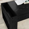 vidaXL Konferenčný stolík Čierny dub 110 x 50 x 41 cm Kompozitné drevo
