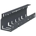 vidaXL Úložný box na káble pod stôl 2 ks Antracitová 43 x 9 x 11 cm