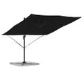 vidaXL Roma Parasol Čierna 286 x 284 x 265 cm Hliník a polyester