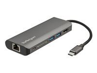 USB-C Travel Dock to 4K HDMI, 3x USB 3.0 Hub, SD/SDHC, GbE, 60W PD 3.0 Pass-Through - USB Type-C/Thunderbolt 3 - Upgraded Version of DKT30CSDHPD (DKT30CSDHPD3) - Dokovacia stanica - USB-C - 1GbE - pre P/N: ARMPIVOTE2, FPPNEUSTND, MONSTADQI