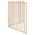 vidaXL Brána pre psa skladacia 2 panely 160 cm masívne jedľové drevo