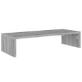 vidaXL Stojan na monitor sivý dub sonoma 60x23,5x12cm spracované drevo