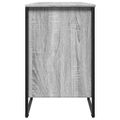 vidaXL Botník sivý dub sonoma 90x38x61,5 cm kompozitné drevo