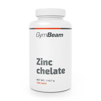 Zinok chelát (bisglycinát) - GymBeam, 365 caps