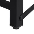 vidaXL Pedestal na práčku 2 ks Čierny 124,5 x 61,5 x 32,5 cm Oceľ