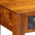 vidaXL Písací stôl so zásuvkou s úložiskom Hnedá 110 x 50 x 73 cm
