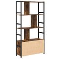 vidaXL Regál na knihy 80 x 30 x 155,5 cm Kompozitné drevo Dymová dub