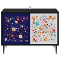 vidaXL TV skrinka MAINZ 69 x 33 x 50,5 cm Čierny dub Kompozitné drevo