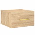 vidaXL Nástenné nočné stolíky 2 ks dub sonoma 35x35x20 cm