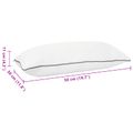 vidaXL Shread spánkový vankúš Biela 50 x 30 x 11 cm Pamäťová pena