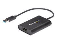 4K 30Hz - Externá video a grafická karta - adaptér pre duálny monitor - podporuje Windows (USB32DPES2) - Adaptér DisplayPort - kompatibilný s TAA - USB typ A (M) do DisplayPort (F) - USB 3.0 - 20 cm - podpora 4K30Hz (3840 x 2160) - čierna