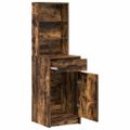 vidaXL Highboard Dymová dub 41 x 40 x 135 cm Kompozitné drevo