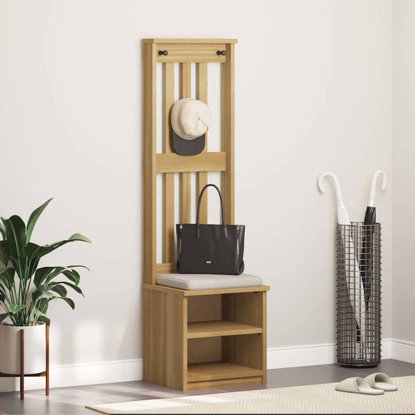vidaXL Halový strom SANDNES 45x40x159,5 cm masívna borovica