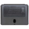 vidaXL Pasce na myši 10 ks čierna 13x10x4 cm