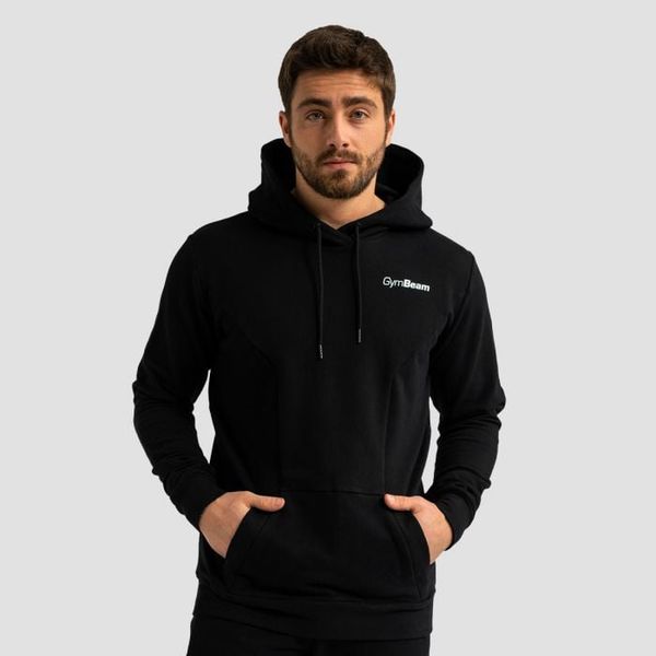 Mikina Limitless Hoodie Black - GymBeam, veľkosť XL, veľkosť oblečenia XL