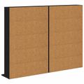 vidaXL CD Skrinka 2 ks Čierny dub 65 x 23,5 x 97,5 cm Kompozitné drevo