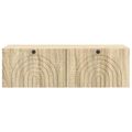 vidaXL Nástenná TV skrinka Dub sonoma 98 x 41 x 30 cm Kompozitné drevo