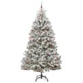 vidaXL Umelý Sklápací Vianočný Stromček 300 LED Zelená a biela 300 cm