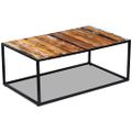 vidaXL Konferenčný stolík, recyklovaný masív 100x60x40 cm