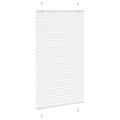 vidaXL plisovaná roleta biela 75x150 cm Šírka látky 74,4 cm