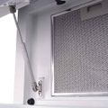 vidaXL Digestor s dotykovým displejom, biely 900 mm