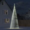 vidaXL LED vianočný stromček 1544 LED studená biela 500 cm