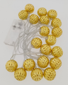 TR 308D Vianočný reťaz Marocké gule 20LED 3,35 m 2700K teplá biela Trixline