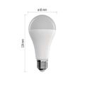 Smart LED žiarovka GoSmart A65 / E27 / 14 W (94 W) / 1 400 lm / RGB / stmievateľná / Zigbee