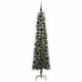 vidaXL Umelý vianočný stromček Zelená 180 cm PVC, plast a oceľ