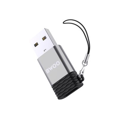 Adapter BWOO USB-C - USB Gray OTG BZ-38