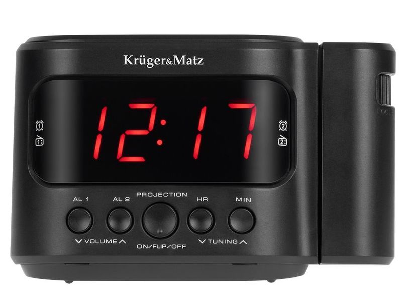 Rádiobudík s projekciou Kruger&amp;Matz KM0827 Radiobudík s projekcí Kruger&Matz KM0827