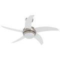 vidaXL Stropný ventilátor s osvetlením a diaľkovým ovládaním Ø 110 cm