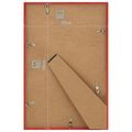 vidaXL Fotorámiky na stenu alebo stôl 5 ks červené 50x70 cm MDF