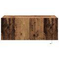 vidaXL TV nástenná skriňa 80 x 35 x 31 cm Staré drevo Kompozitné drevo