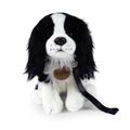 Plyšový pes King Charles španiel s vodítkom 27 cm ECO-FRIENDLY